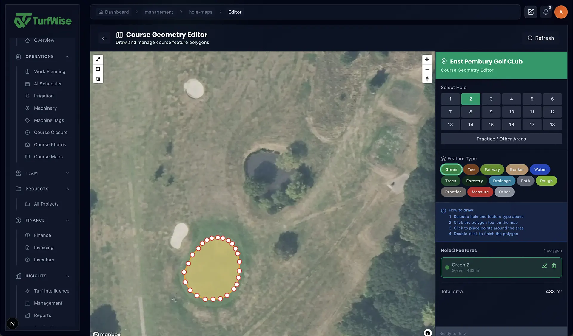 Course Maps & Geometry screenshot